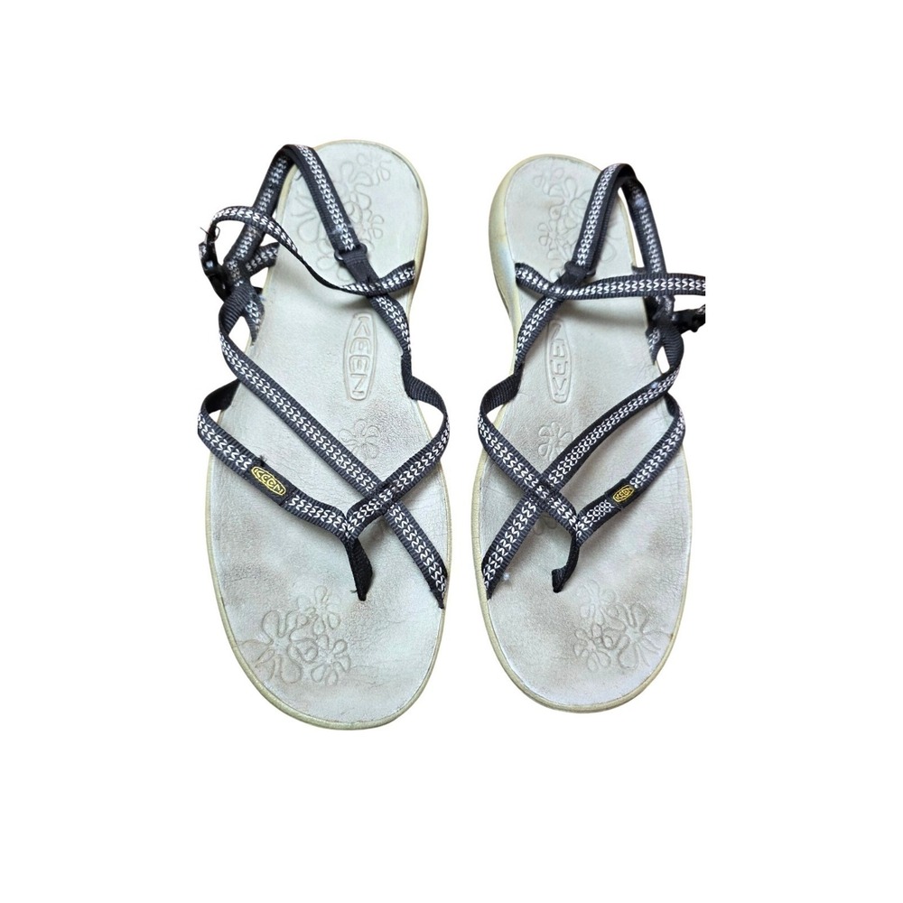 Keen La Paz‎ Women's Black/Gray Strappy Hiking Outdoor Sandals Size 9